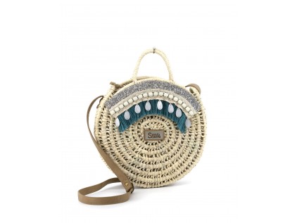 Bolso redondo VALENTINA azul
